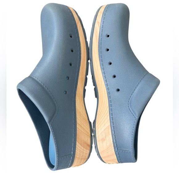 Dansko Clog Kane Mule Molded Lightweight Womens Blue Wood Grain EU 42 Shoe - Picture 6 of 16